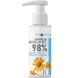 FITOATTIVI Arnica Gel Forte 100 ml - Gel Freddo con Arnica, Artiglio del Diavolo, Vitamina E e Canfora, 100% BIO e Made in Italy