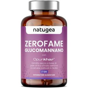 Natugea Glucomannano forte ZEROFAME per il controllo della fame - natugea® 120