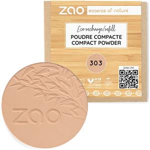ZAO Ricarica di Cipria Compatta 303 Brown Beige - 100% Naturale e Bio