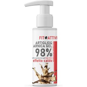 FITOATTIVI Gel Artiglio del Diavolo e Arnica 98% Effetto Caldo 100ml - Ideale per Muscoli e Articolazioni