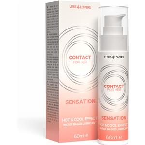 LUBE4LOVERS Lubrificante Vaginale Sensation 60 ml - Effetto Caldo-Freddo per Maggiore Piacere
