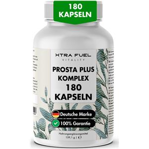 XTRA FUEL Prosta Plus Complex - Integratore per la Prostata con Semi di Zucca, Saw Palmetto e Zinco - 180 Capsule ad Alto Dosaggio