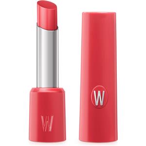 WYCON Cosmetics HYDRASHEER GLOSSY LIPSTICK - Rossetto Glossato 21 REDDISH, Formula Morbida, Effetto Wet Lips e Volume Naturale