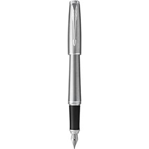 Parker Urban penna stilografica | Metro Metallic | pennino medio e inchiostro blu
