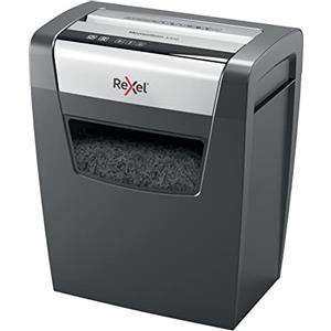 REXEL Momentum X410, Distruggidocumenti Manuale, 11-10 Fogli A4 (70-80 gr/mq), Taglio a Frammento, Livello di sicurezza P-4, per Uso Personale/Home Office, Capacità 23 Litri, 2104571EU