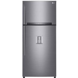 LG GTF744PZPED Frigorifero doppia porta, Classe E, 509L, Wi-Fi, Dispenser acqua, Inox