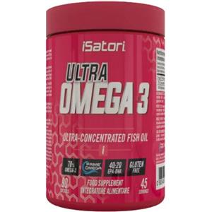Isatori Ultra Omega-3 90 Softgels - Integratore di Omega-3 Ricco in EPA e DHA per la Salute Cardiaca e Cerebrale