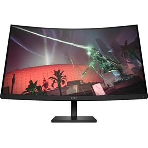 HP OMEN 32c, Monitor Curvo da 32 pollici, Pannello VA 16:9 2K QHD 165Hz, 1 ms, DisplayHDR 400, Antiriflesso, 400 nits, AMD FreeSync, VESA 100x100 mm, HDMI 2.0, Displayport, USB-C, USB-A, Nero