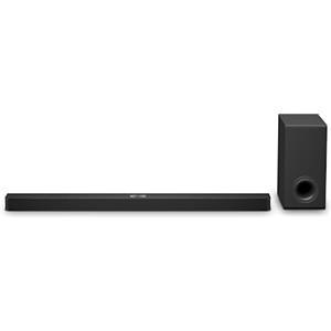 LG S90TY Soundbar TV 570W, 5.1.3 Canali con Subwoofer Wireless, 3 Canali Up-firing, AI Room Calibration Pro, Dolby Atmos, DTS:X, Bluetooth, Wi-Fi, Spotify Connect, Ingresso Ottico, USB, HDMI in/out