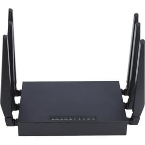 HUSHUI Router WiFi 6 CPE 5G, Banda 1201Mbps 5GHz Banda 574Mbps 2,4GHz con 8 Antenne Ad Alto Guadagno e Slot per Scheda SIM, per L'Asia Centrale (Spina europea)