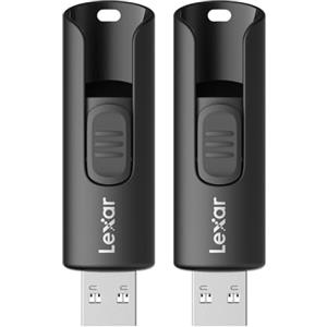 Lexar A30E 128 GB confezione da 2 unità flash USB 3.2 fino a 100 MB/s in lettura, unità USB per espansione di archiviazione e backup, memory stick per sistemi PC e Mac