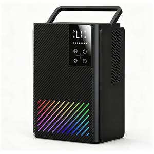 Tiptop Home Deumidificatore, 2500ml Deumidificatore Casa Muffa per Bagno, Deumidificatori Silenzioso con Spegnimento Automatico e Sbrinamento, LED 7 Colori, Dehumidifier Elettrico per Armadio o Camera da Letto