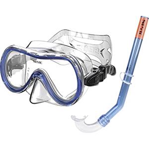 SEAC Set Salina Maschera e Tubo da Snorkeling per Adulti, Ragazzi e Bambini