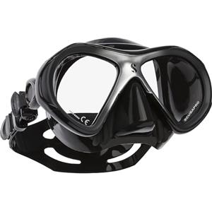 Scubapro - Maschera Spectra Mini, Colore: Nero, Argentato