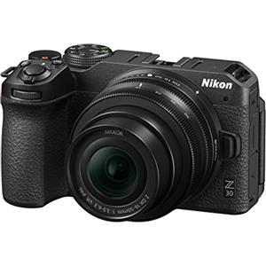 Nikon Z30 + Z DX 16-50 VR Fotocamera Mirrorless, CMOS DX da 20.9 MP, LCD Angolazione Variabile, Registrazione fino a 125min, Video 4K, Nero