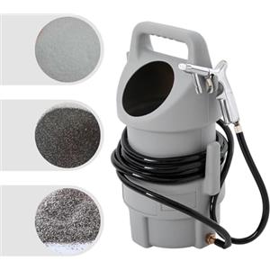 DGJMuu Sabbiatrice portatile, sabbiatrice mobile con serbatoio e pistola, pistola sabbiatrice ad aria compressa