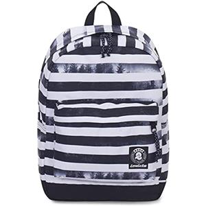 Invicta Zaino, Carlson, Nero e Bianco, Tasca Porta Pc Padded, Per ragazzi e adulti, Scuola e tempo libero