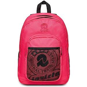 Invicta Zaino Scuola Dial, Rosa, Doppio Scomparto con Tasca Frontale, Tasca Porta Borraccia, Tasca con Organizer, Zaino Viaggio