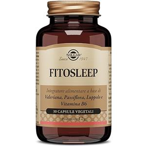 Solgar Fitosleep - 30 capsule vegetali - Peso netto: 12g