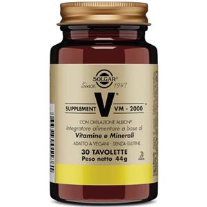 Solgar Vm 2000 Supplement 30 tav
