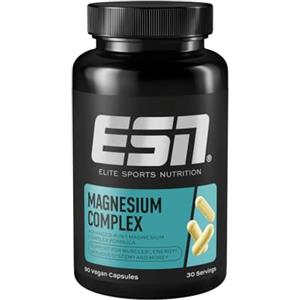 ESN Magnesium Complex, 90 capsule, 323 mg di magnesio per dose giornaliera, formula complessa 4 in 1 - Prodotto in Germania