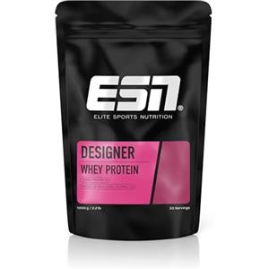 ESN Designer Whey Protein in polvere, Nocciola al latte, 1 kg, fino a 23 g di proteine per porzione, ideale per la crescita e il mantenimento della massa muscolare - prodotto in Germania