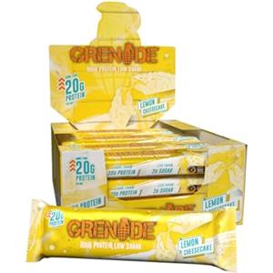 Grenade Barretta Proteica a Basso Contenuto di Carboidrati - Lemon Cheesecake, 12 x 60 g