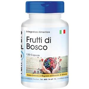 Fair & Pure® - Complesso multivitaminico con Spirulina platensis - Mix di 8 bacche con Alga Spirulina - Vegan - 120 Capsule