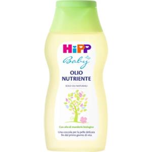 HiPP Baby Care Olio Nutriente 200ml - Oli 100% Naturali per Pelli Delicate, Ideale per Massaggi e Cura dell'Area Pannolino