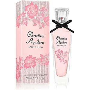 Christina Aguilera - Definition Eau de Parfum, Profumo Femminile, con Mandarino, Orchidea e Ambra, Note Floreali e Agrumate, Fragranza Rinfrescante, Profumo per Donna - 50 ml