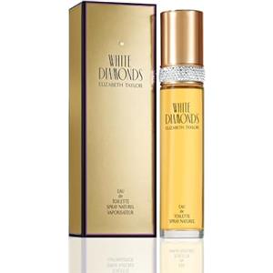 WHITE DIAMONDS Elizabeth Taylor - White Diamonds Eau de Toilette, Profumo Classico per Donna, con Note Fresche e Vibranti come Neroli e Giglio delle Amazzoni, con Tocchi Caldi di Sandalo, per la Sera - 50 ml