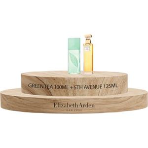 Elizabeth Arden - 5th Avenue, Eau de Parfum, con Magnolia Rosa, Viola ed Ambra, Note Floreali 125 ml + Green Tea Eau Parfum, Profumo Femminile con Essenze Naturali di Tè Verde e Bergamotto 100 ml