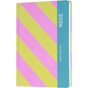 Grupo Erik Weekly Planner, Agenda 2026 Settimanale Verticale A5 Lavoro Focus in Color : Carta ad Alto Spessore e Copertina Rigida │ Include Sticker (Dic. 2025 a Dic. 2026)