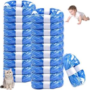 NATNAV 21 Pezzi Ricarica Mangiapannolini, Sacchetti Mangiapannolini, Ricarica Mangiapannolini Compatibile con Twist & Click, con LitterLocker（4.5M）