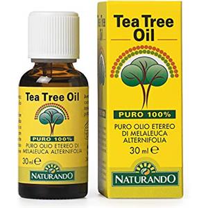 Naturando Tea Tree Oil 30 ML Puro Olio 100% di Melaleuca Alternifolia