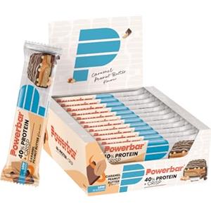 Powerbar - 40% Protein+Crisp - Caramel Peanut Butter - 12x40g - High Protein Riegel - zuckerarm