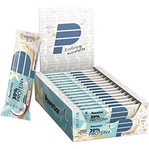 PowerBar Protein Plus 30% Vanilla Coconut 15x55g - Barra ad Alta Proteina + Proteine del Siero e della Caseina, 15 Riegel