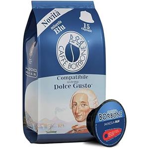 CAFFÈ BORBONE 15 Capsule Borbone compatibile con Dolce Gusto Miscela Blu