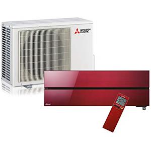 Mitsubishi Electric MSZ-LN35VGR-E1 Kit Climatizzatore Inverter Monosplit Pompa di Calore Composto Interna e unità Esterna Potenza 3,5 kW (12.000 BTU), Ruby Red