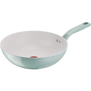Lagostina Salvia, Wok 28 cm, Rivestimento Antiaderente, Compatibile Con Induzione, 010288041928