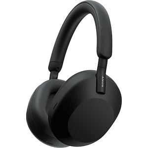 SONY WH-1000XM5 CON CUSTODIA MORBIDA, CUFFIE WIRELESS, Nero