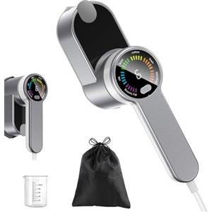 PKBD Ferro da Stiro 2 In 1 Portatile da Viaggio Stiratore Verticale Portatile 6 Modalità Intelligenti, Riscaldamento Rapido In 9s - 1200w Stiratrice Elettrica con Borsa Custodia (Oro-Argento)