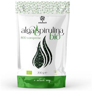 ERBOTECH Spirulina BIO in Compresse 200 g