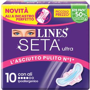 FATER SpA Fater Lines Seta Ultra Assorbenti Ali Dwct 10 Pezzi