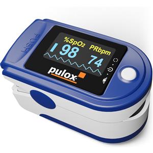 Pulox PO-200 Solo - Finger-Pulsoximeter - Blau 1 pz Apparecchi