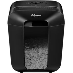 Fellowes Distruggidocumenti a frammenti P-4 Powershred Fellowes nero - 9 fogli (manuale) - 17 lt - 2,1 m/min