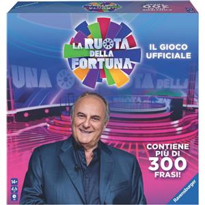 Ravensburger La Ruota della Fortuna - Gioco da Tavolo per 3 Giocatori, Edizione Italiana, Ispirato al Programma di Gerry Scotti