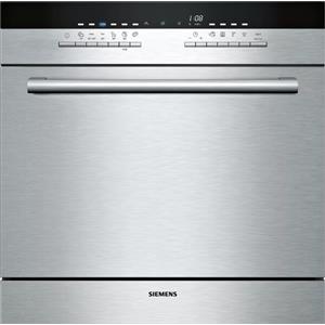 SIEMENS Lavastoviglie Compatta ad Incasso, Serie iQ500, 60 cm, 7 Coperti, Classe Energetica F, Acciaio Inox - SC76M542EU