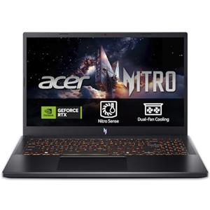 Acer Nitro V 15 ANV15-52 Gaming Laptop da 39,6 cm (15,6 pollici), Full HD Intel Core i7-13620H, 16 GB RAM, 512 GB SSD, NVIDIA GeForce RTX 5050, senza sistema operativo), tastiera spagnola QWERTY nera