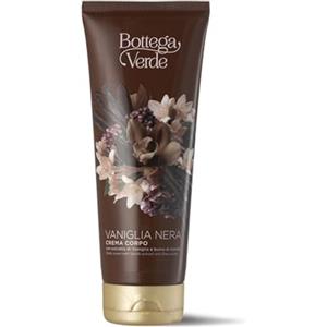 Bottega Verde - Vaniglia Nera, Crema Corpo, 200 ml, Arricchita con Estratto di Vaniglia Nera e Burro di Karitè, Azione Idrantante e Nutriente, Formula Vegana, per Tutti i Tipi di Pelle